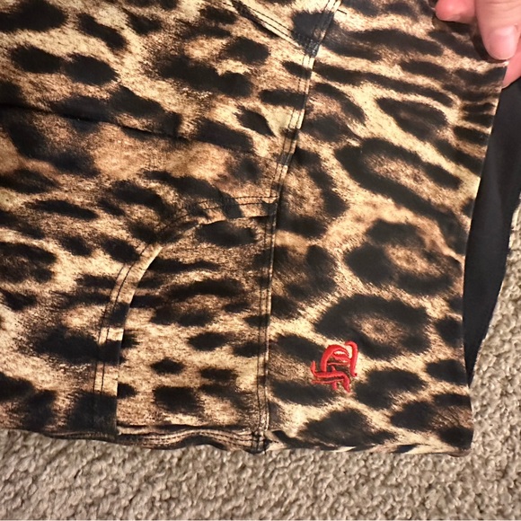 R13 Twin Fantasy Leopard Cheetah Legging - Size M  BNWT - Picture 3 of 6